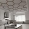 Ekena Millwork 40 12W x 23 38H x 38T Small Westmore Decorative Fretwork Wood Ceiling Panels, Walnut CELW41X23X0375WSTWA - alternate 5